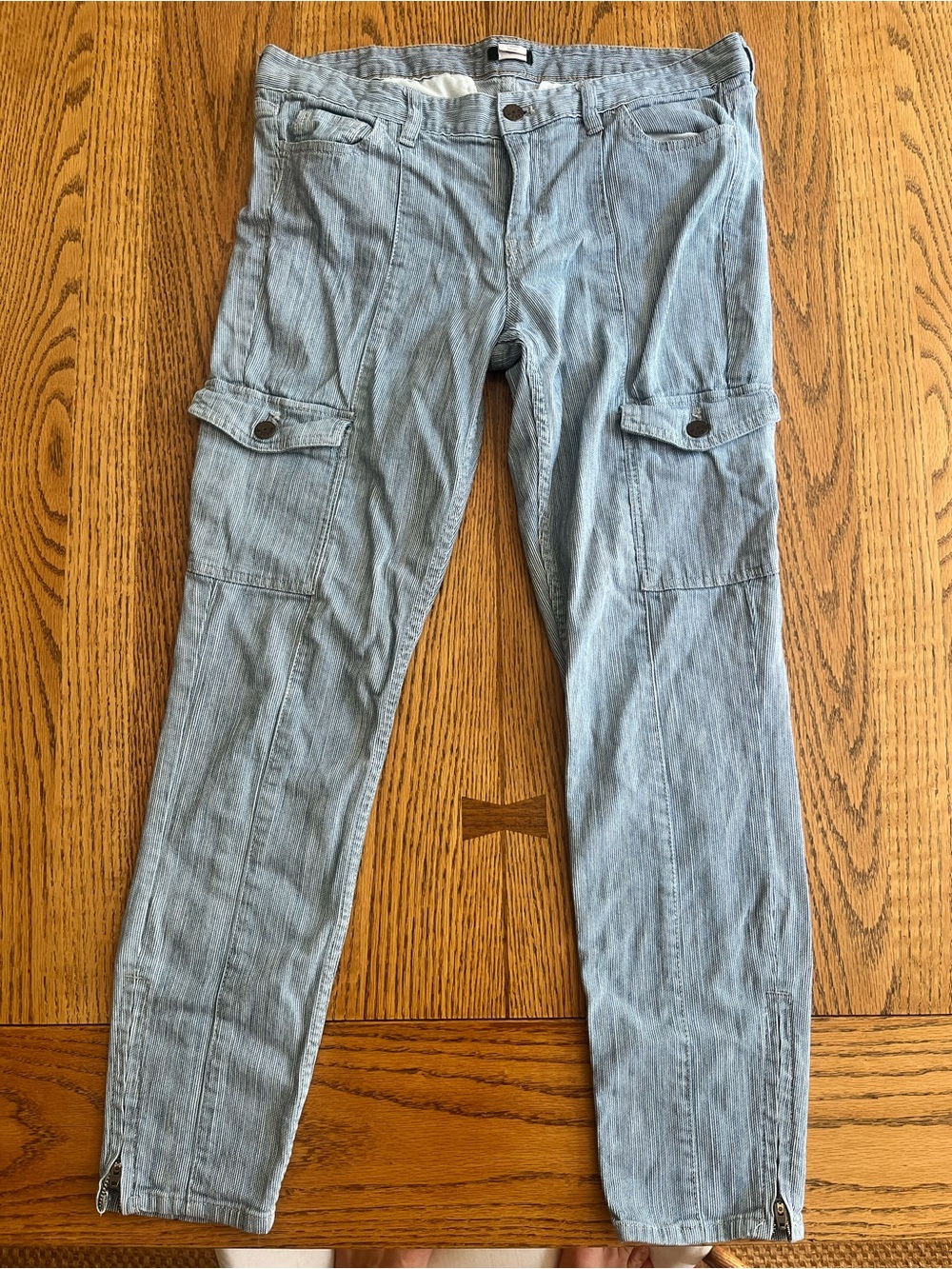 J. Crew Light Blue Cargo Utility Pants